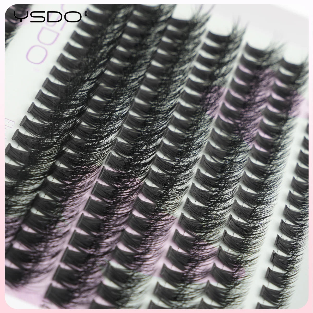 YSDO Premade Volume Fans Eyelash Extensions – 10/14 Rows Natural Mink Individual Cluster Lashes for Makeup