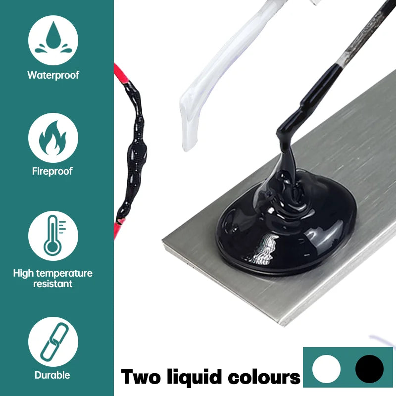 Liquid Electrical Tape Sealant | Insulation Paste & Fix Line Glue for Wires, Cables & Home Use