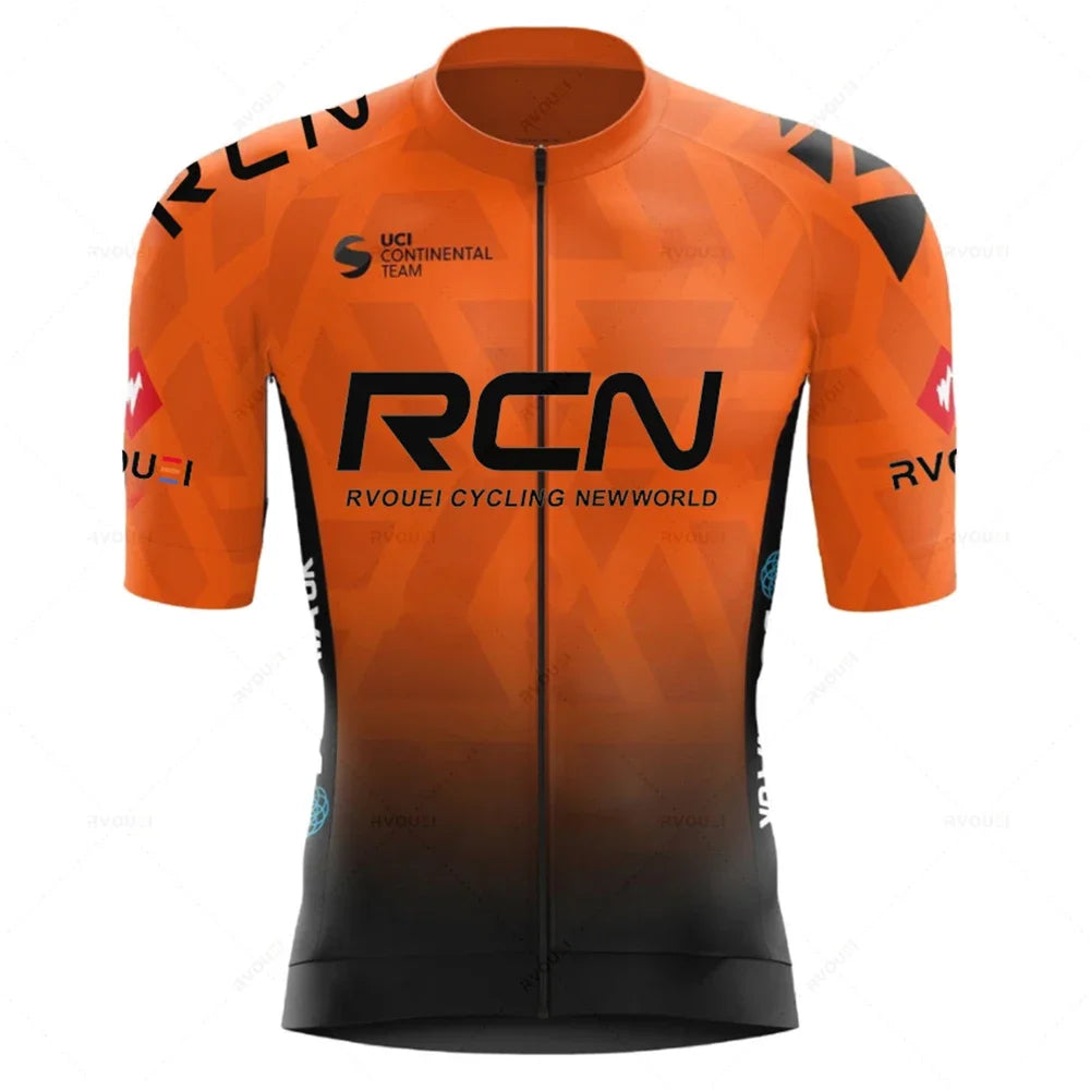 2025 RCN Team Cycling Jersey Set – Summer Breathable Road & MTB Bike Riding Uniform, Sports Cycling Kit