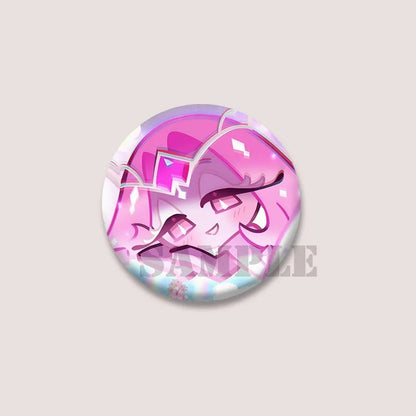 Cute Cartoon Game CRK Eternal Sugar Cookie Coin Brooch – Button Pins for Backpack, Hat, Clothes & Gifts