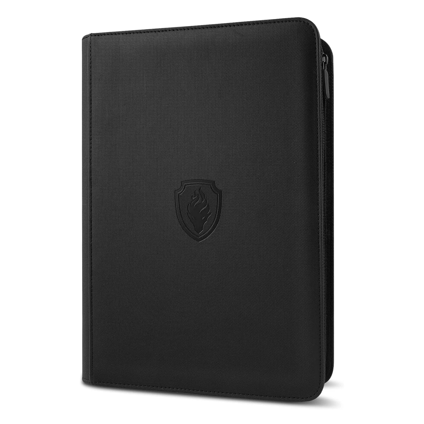 9-Pocket Trading Card Binder - 360-Card Zipper Album with Premium PU Cover