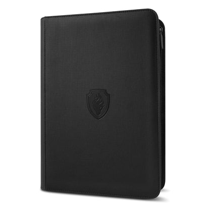 9-Pocket Trading Card Binder - 360-Card Zipper Album with Premium PU Cover