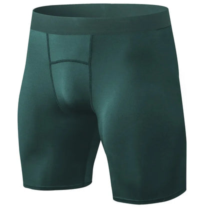 Men’s Gym Compression Shorts – Breathable Quick-Dry Fitness & Bodybuilding Training Jogger Shorts, Elastic Sports Activewear