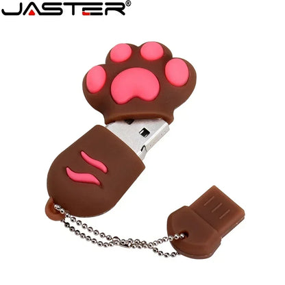 JASTER Cartoon USB Flash Drive – Cat Claw Design, 4GB/8GB/16GB/32GB/64GB USB 2.0 Pendrive