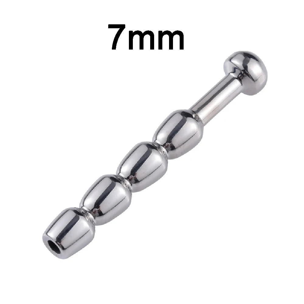 28-Piece Stainless Steel Urethral Sound Set – Hollow Urethra Dilator & Male Stimulation Chastity Toy