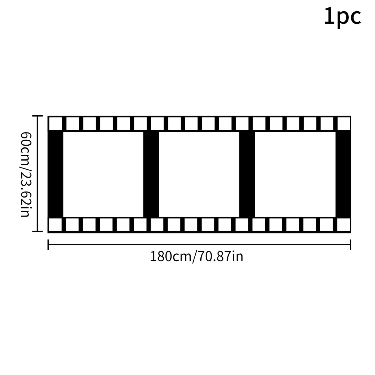 Large Movie Night Photo Booth Props - Polyester Movie Theater Frame for Kids’ First Birthdays, Weddings and DIY Party Decorations