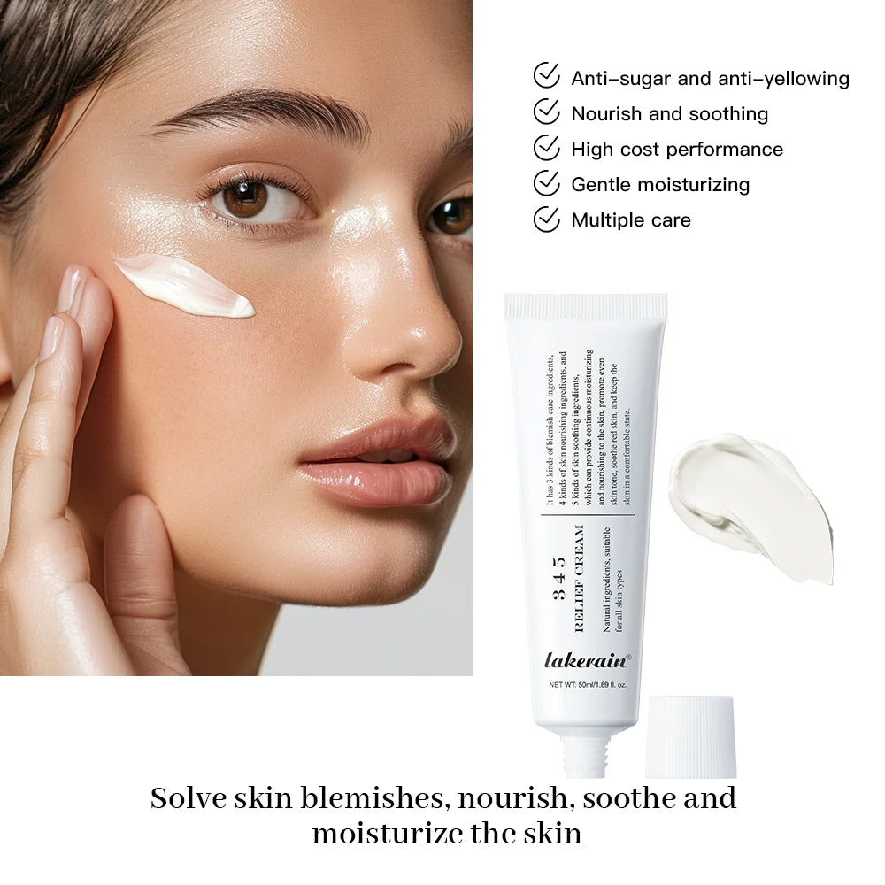345 Relief Cream – Moisturizing & Soothing Care for Blemish-Free, Nourished Skin