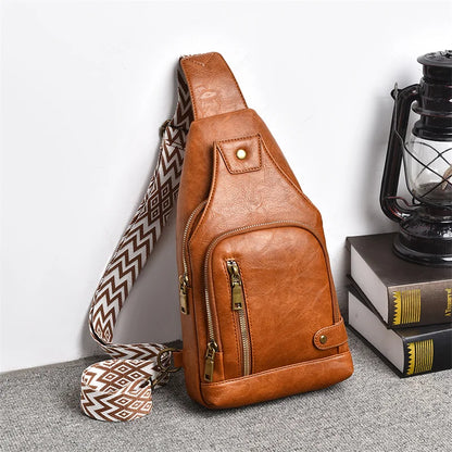 Waterproof Summer Crossbody Chest Bag for Couples – Unisex Small & Breathable Backpack