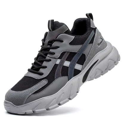 Men’s Steel Toe Safety Shoes – Puncture-Proof, Lightweight Work Sneakers & Industrial Boots