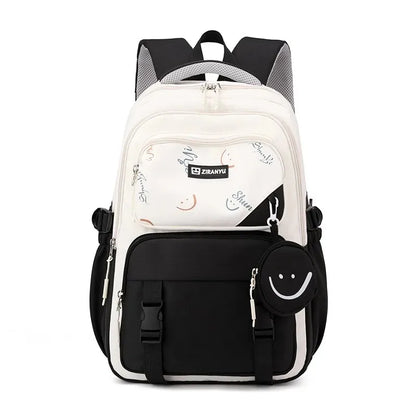 Girls Elementary School Backpack (Ages 7–12) – Primary Student Bookbag for Teens & Kids, Lightweight Shoulder School Bag
