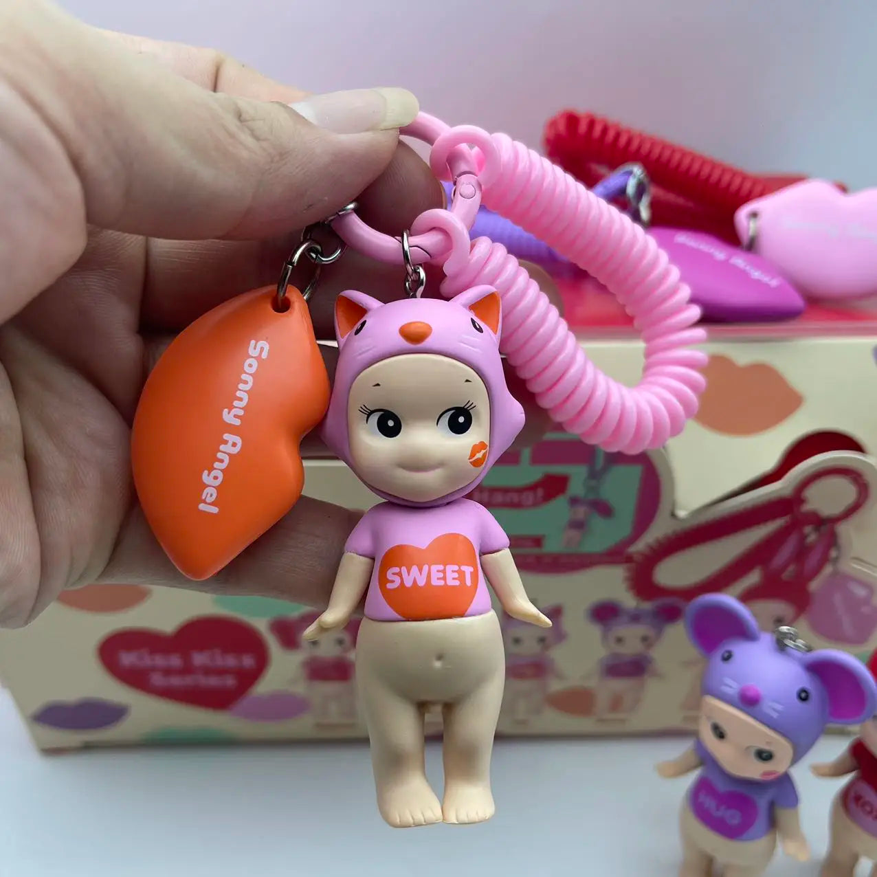 2025 Sonny Angel Kiss Kiss Series Blind Box – Cute Kawaii Mini Doll Figure Decoration High-Quality Replica Birthday Gift