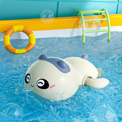 Baby Bath Toys Clockwork Swimming Animals – Cute Kids Bath & Shower Water Play Toys for Bathtub Fun and Learning
