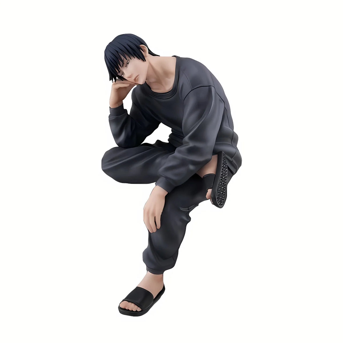 Jujutsu Kaisen Toji Fushiguro Figure - Sitting Pose Anime Collectible Decor Toy