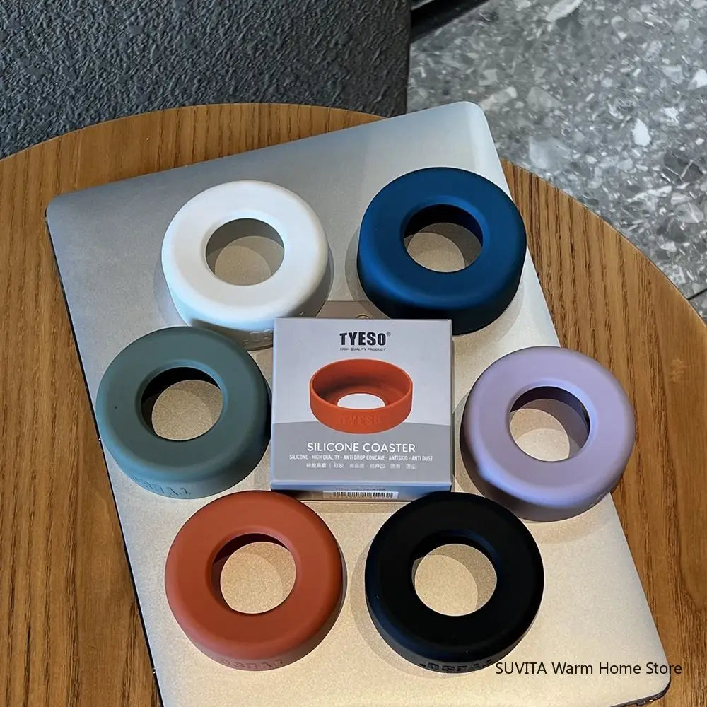 Universal Silicone Anti-Slip Bottom Cover – Sleeve for Tyeso Water Bottle (71mm to 77mm Diameter)