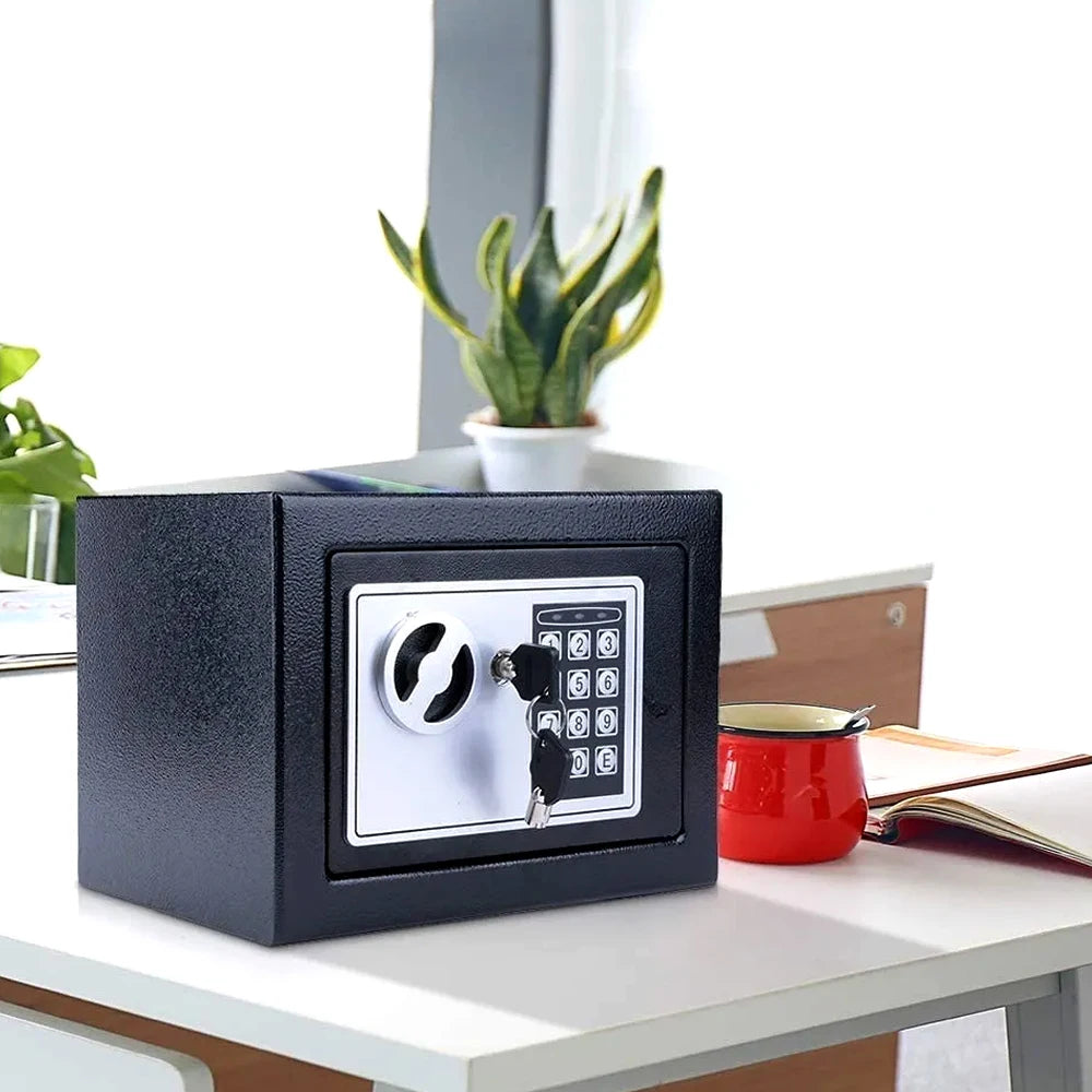 Electronic Digital Keypad Lock Safe – All Steel Security Box for Home & Office