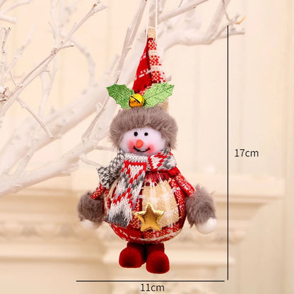 Red Star Christmas Tree Ornament – DIY Xmas Pendant New Year Party Gift Home Decor Noel Navidad