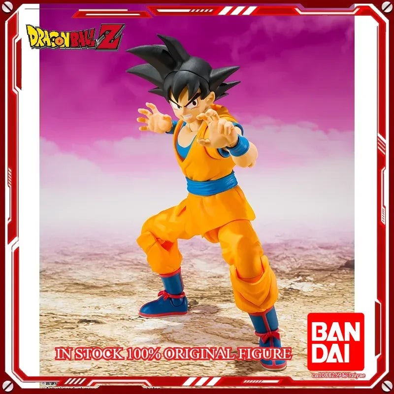 BANDAI S.H.Figuarts Son Goku Action Figure — 100% Original Dragon Ball Anime Collectible Model Toy