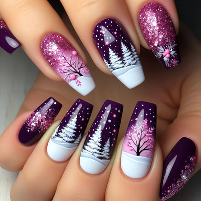 Christmas 3D Nail Art Stickers – Santa, Snowman, Tree, Snowflake & Holiday Designs