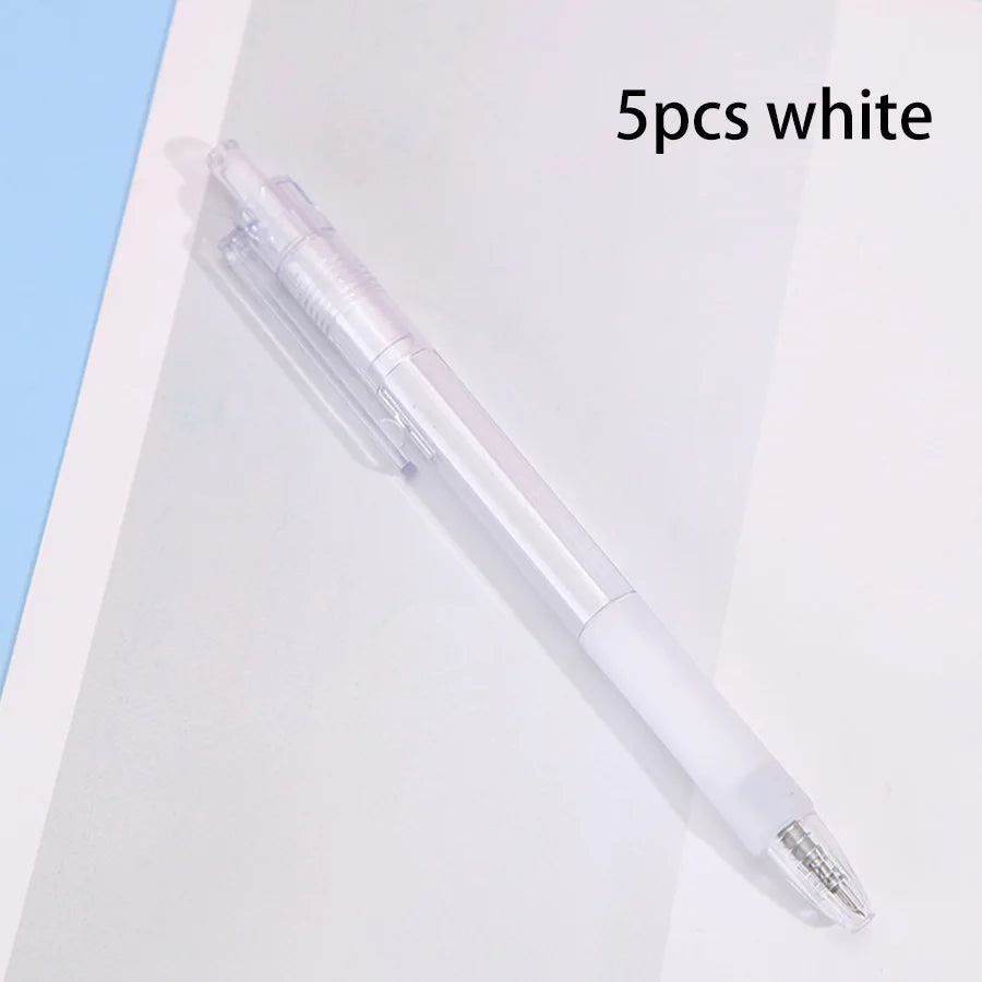 5PCS Press Pen Utility Knife Set - Compact Precision Cutting Tools for Crafts, Scrapbooking, Stickers & DIY Art Supplies