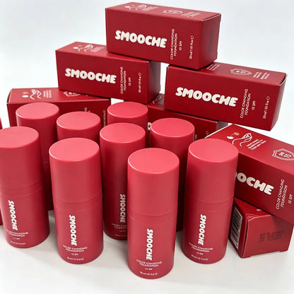 SMOOCHE SPF15 Color-Adaptive Liquid Foundation - Lightweight Waterproof Concealer with Long-Lasting Oil Control