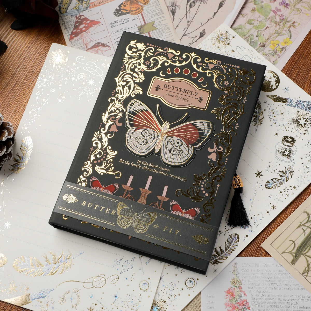 A5 Gothic Magnetic Buckle Notebook – Retro Art Creative Hand Ledger Journal Gift
