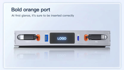 27W Quick Charger USB Hub – Intelligent Docking Station & Splitter for Tesla Model 3 & Model Y