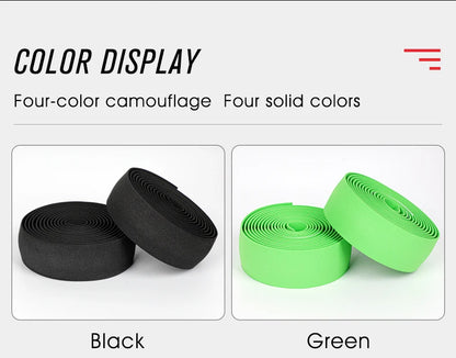 WEST BIKING EVA High Tenacity Handlebar Tape — Shock Absorbing Adhesive Bar Tape with Holes for Road Bikes