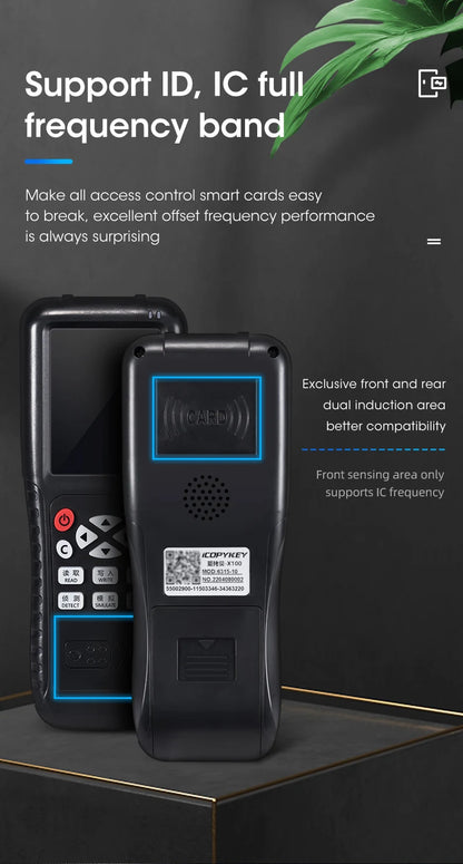 RFID Reader & Writer | Key Card Programmer, NFC Copier & Decoder with Mobile App