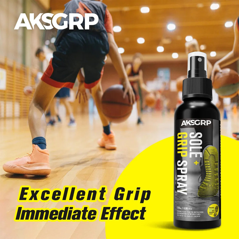 Basketball Shoe Grip Spray – Boost Sole Traction & Court Grip, Extend Sneaker Life, 120ml for Various Shoes