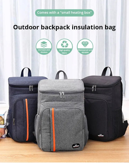 Multifunctional Shoulder Insulation Bag — Outdoor Picnic Cooler Backpack, Leak-Proof Ice Bag for Travel & Fresh-Keeping
