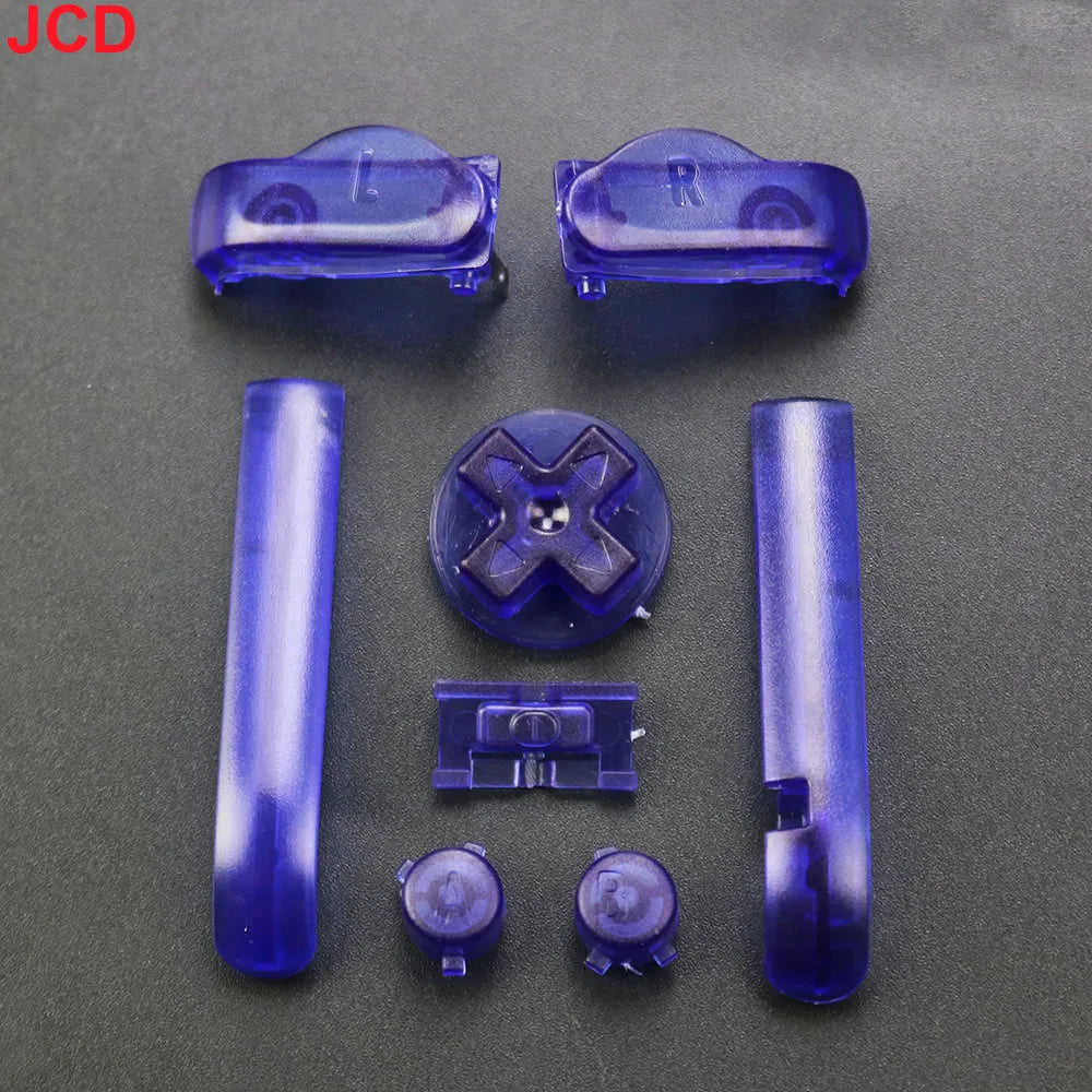17-Color AB Buttons Keypad Set — High-Quality L/R Buttons & D-Pads for GameBoy Advance GBA with Power ON/OFF Buttons