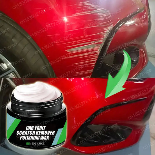 Car Scratch Remover Kit — Auto Swirl & Scratch Repair Polishing Compound with Anti-Scratch Wax