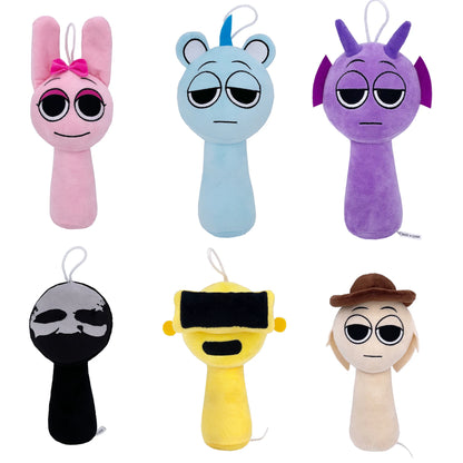 Sprunki Plush Toy - Incredibox Plush Doll and Cartoon Pillow, Kids Birthday and Christmas Gift, Stuffed Doll