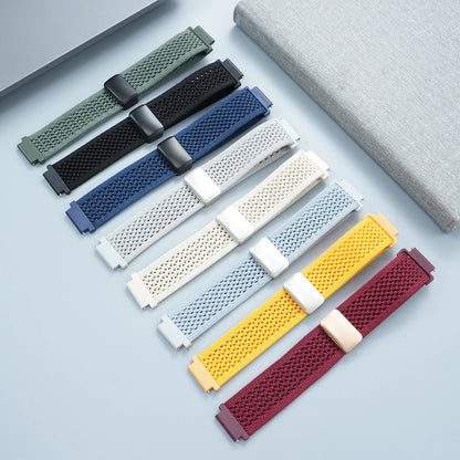 Sports Nylon Watch Band - 18mm Canvas Strap for Casio AE-1200WH AE-1300 and W-218 Watches