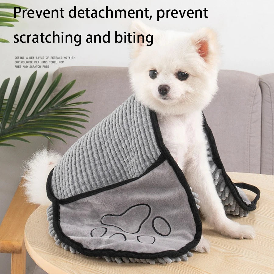 Large Absorbent Pet Towel – Dog and Cat Bathing Towel, Fast Drying