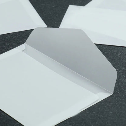 50 Pcs Blank Translucent Envelopes – for Invitations, Postcards, Gift Boxes, Wedding & Business Letters