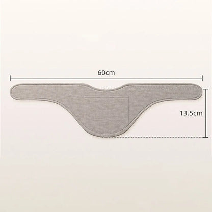 Soft Neck Warmer with Pocket - Solid Color Neck Protector for Autumn and Winter