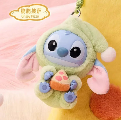 Miniso Disney Stitch Vinyl Blind Box – 'Eat Something Before Sleep' Series Mystery Bag Pendant Toy, Cute Collectible Gift for Adults
