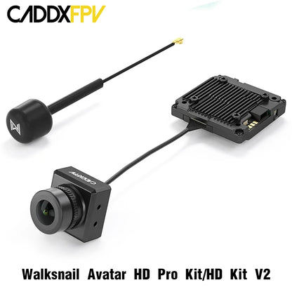 CADDX Walksnail Avatar HD Pro Kit V2 – FPV HD Kit with Gyroflow 8G/32G Camera for DJI