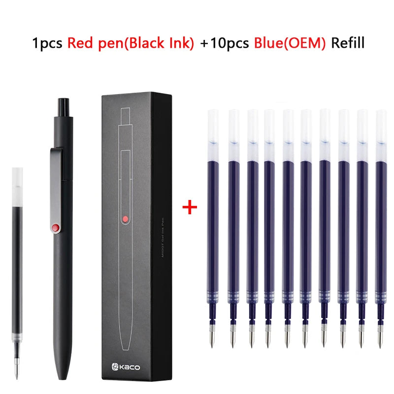 KACO 0.5mm MIDOT Gel Ink Pens – Quick-Drying, Smooth Writing, High-Volume for Exams, Grading, Homework, and Papers