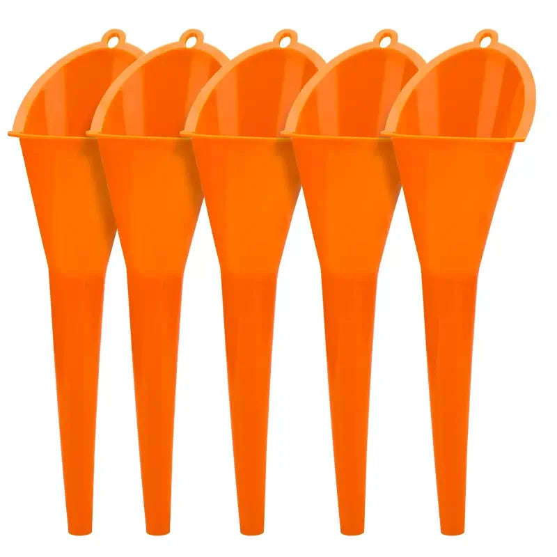 Car Long Stem Funnel - Anti-Splash Gasoline & Oil Fuel Filling Tool for Motorcycle Refueling, Auto Accessories