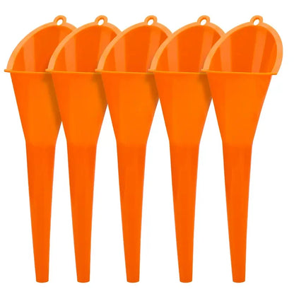 Car Long Stem Funnel - Anti-Splash Gasoline & Oil Fuel Filling Tool for Motorcycle Refueling, Auto Accessories