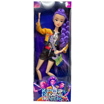 New Anime KPop Demon Hunter Doll — Rumi Mira Zoi Vinyl Mask Collectible for Girls, Birthday & Fan Club Gift