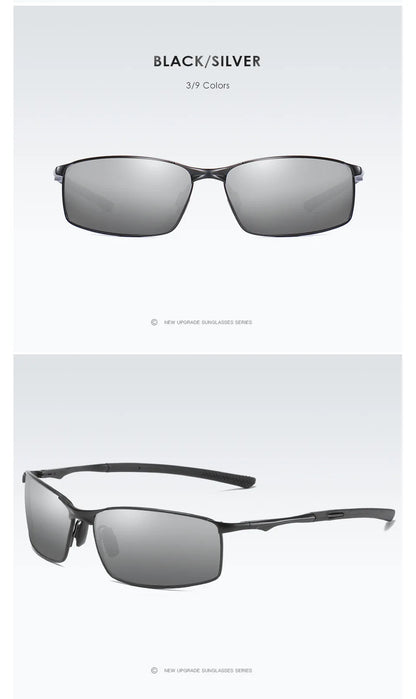 Polarized Driving Sunglasses – Night Vision Cycling Glasses for Men, UV Protection Road & Fishing Shades
