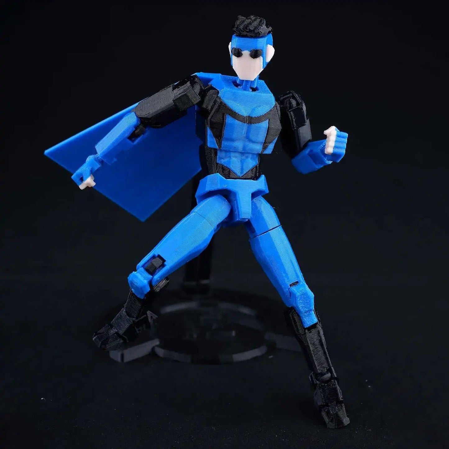 9L3D Lucky 13 Invincible Boy Eve Action Figure — 3D Printed Anime Model, Multi-Jointed Poseable Collectible Toy Gift for Fans
