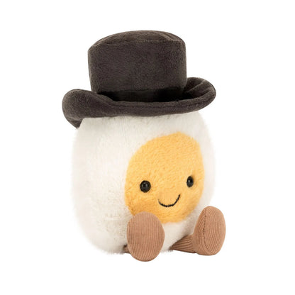 Lovely Soft Boiled Egg Cat Toy – Creative Pet Doll, Happy Smile Plush for Home, Holiday & Kids Gift
