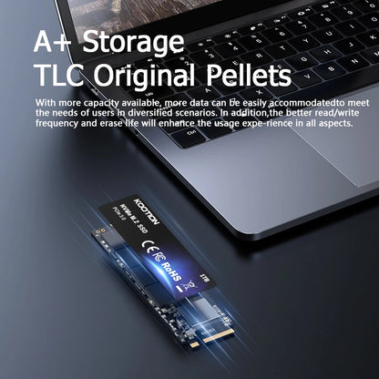 KOOTION X15 M.2 NVMe SSD – 256GB/512GB/1TB PCIe Internal Solid State Drive for Laptop & Desktop (MSI, Dell, HP Compatible)