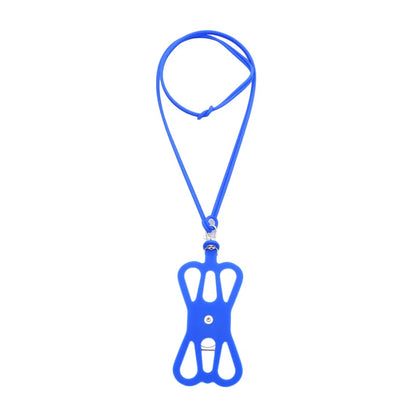 Universal Silicone Phone Lanyard — Sports Strap, Ring Holder, Neck Sling Rope & Mobile Phone Chain