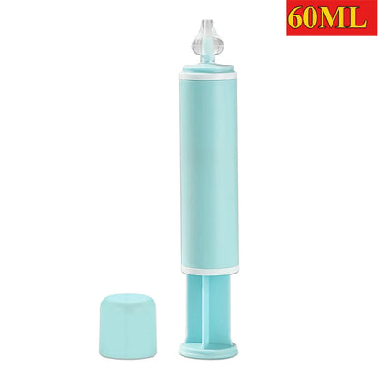 60ml Manual Nasal Aspirator - Portable Nose Cleaning Syringe for Babies and Adults with Storage Case