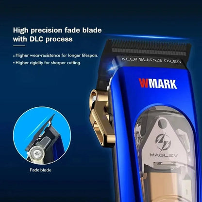 WMARK NG-9004 Hair Clipper for Men – 10,000 RPM MAGLEV Motor, Cordless Rechargeable Trimmer with Base